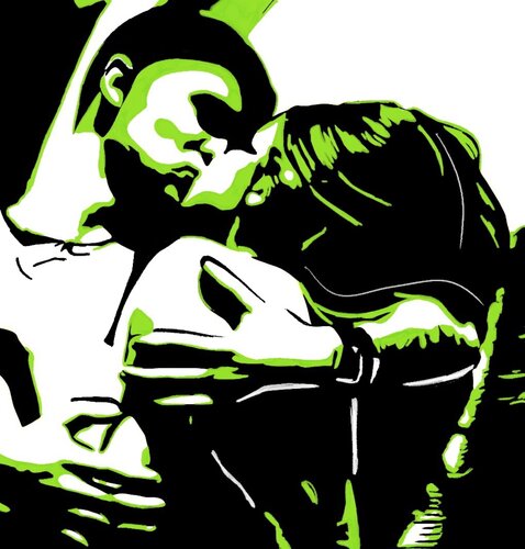 The green kiss van Elisa Bonotti, Digitaal te koop op Singulart