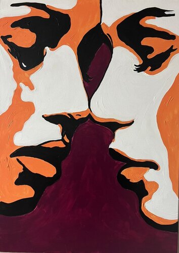Mirror Love van Elisa Bonotti, Schilderij te koop op Singulart