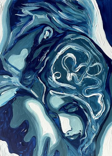 The embrace van Elisa Bonotti, Schilderij te koop op Singulart