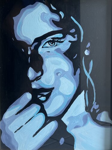 Violet Moment di Elisa Bonotti, Pittura in vendita su Singulart