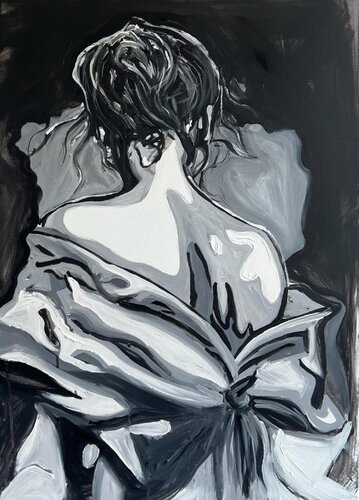 Undressing #3 von Elisa Bonotti, Malerei kaufen auf Singulart