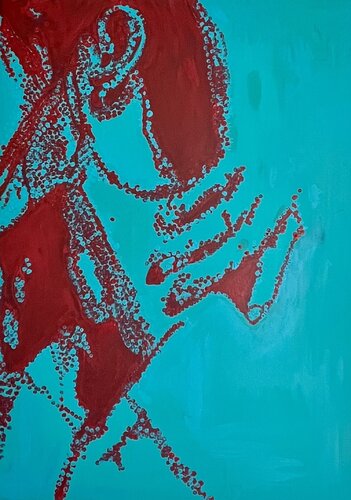 Un soffio di vento tra i capelli van Elisa Bonotti, Schilderij te koop op Singulart