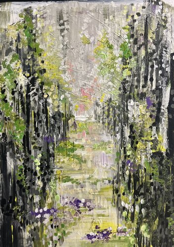 Abstract landscape #2 de Elisa Bonotti, Pintura a la venta en Singulart