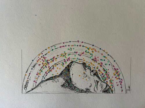 abbandono -Mapplethorpe tributo serie #1 by Elisa Bonotti, Painting for Sale on Singulart