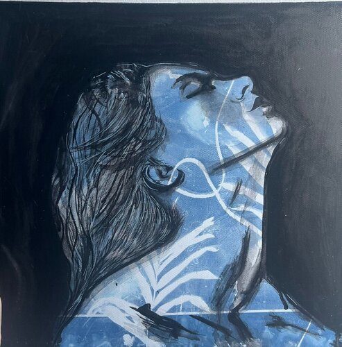 Nel blu, il respiro” von Elisa Bonotti, Malerei kaufen auf Singulart