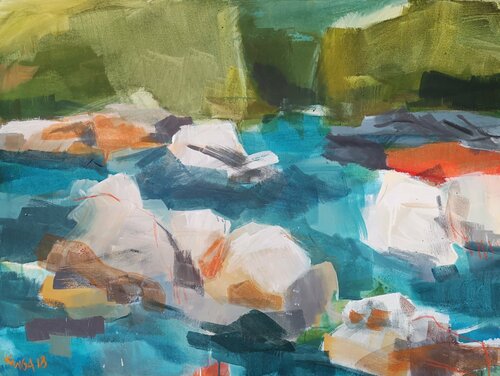 NordLand 5 by Kerstin Grobler, 회화 for Sale on Singulart