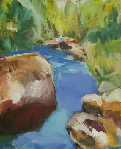 Ström van Kerstin Grobler, Schilderij te koop op Singulart