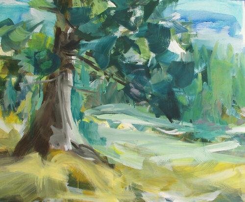 Lichtpfad van Kerstin Grobler, Schilderij te koop op Singulart