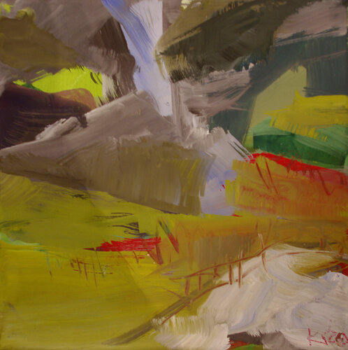 Im Berg 3 van Kerstin Grobler, Schilderij te koop op Singulart