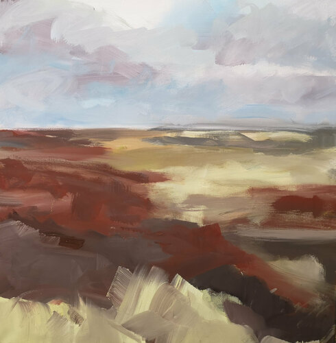 Zwischen Wasser und Land 2 van Kerstin Grobler, Schilderij te koop op Singulart