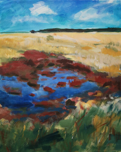 WattLand 7 van Kerstin Grobler, Schilderij te koop op Singulart