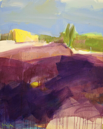 Lavande 3 von Kerstin Grobler, Malerei kaufen auf Singulart