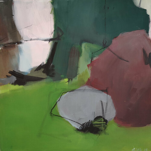 GreenLand 8 de Kerstin Grobler, Pintura a la venta en Singulart