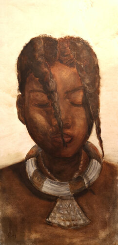 Himba von Kerstin Grobler, Malerei kaufen auf Singulart