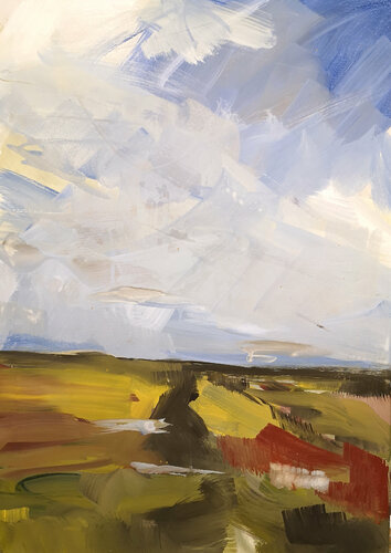 WattLand 3 van Kerstin Grobler, Schilderij te koop op Singulart