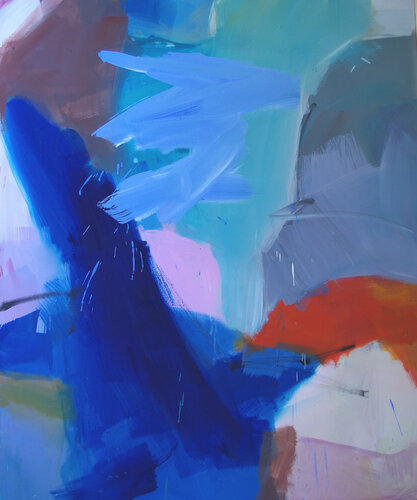 Im Nebel 1 van Kerstin Grobler, Schilderij te koop op Singulart