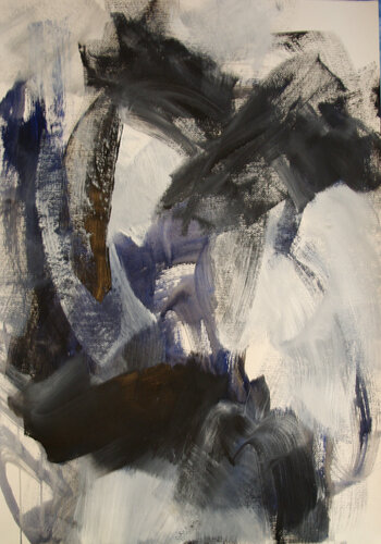 Indigo by Kerstin Grobler, Work on Paper for Sale on Singulart