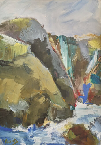 NorthFace 6 von Kerstin Grobler, Malerei kaufen auf Singulart