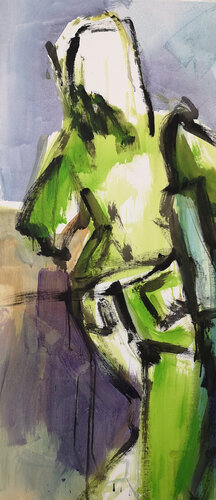 Café Knülle 1 von Kerstin Grobler, Malerei kaufen auf Singulart