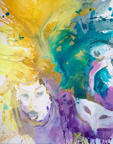 Who are you 4 von Kerstin Grobler, Malerei kaufen auf Singulart