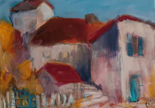 Saignon 1 di Kerstin Grobler, Pittura in vendita su Singulart