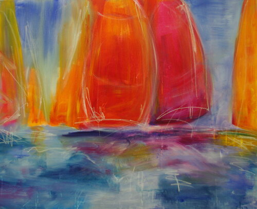 Regatta 3 di Kerstin Grobler, Pittura in vendita su Singulart