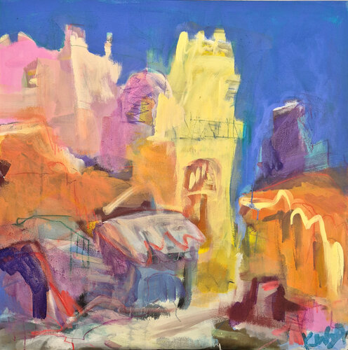 Vista Mare di Kerstin Grobler, Pittura in vendita su Singulart