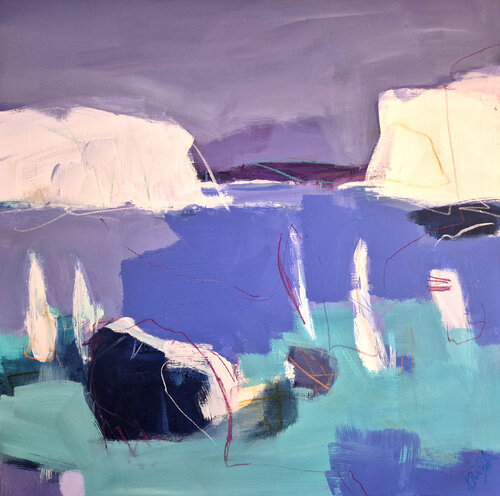 AquaMarina 4 van Kerstin Grobler, Schilderij te koop op Singulart