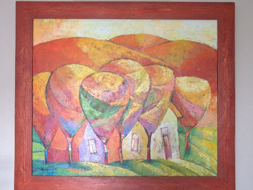 Das flüsternde Dorf di Tigran Sukiasyan, Pittura in vendita su Singulart