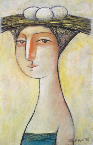 Wächterin der Hoffnung di Tigran Sukiasyan, Pittura in vendita su Singulart