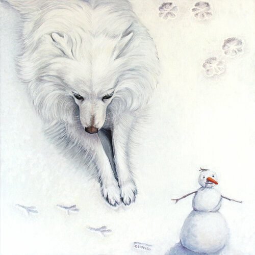 Shades of white and gray by Galia Chuntova, Painting for Sale on Singulart