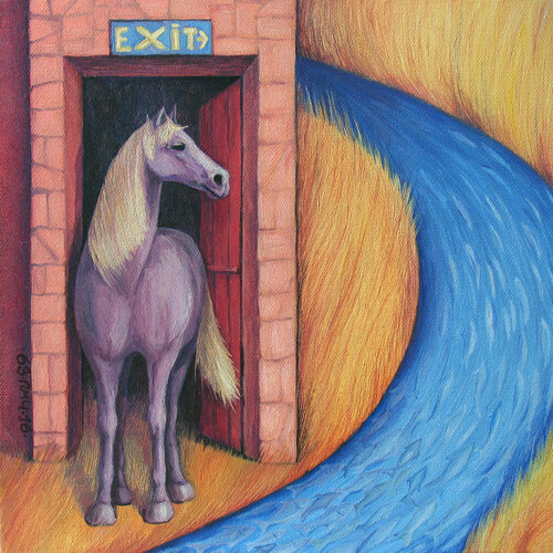 EXIT by Galia Chuntova, Painting for Sale on Singulart