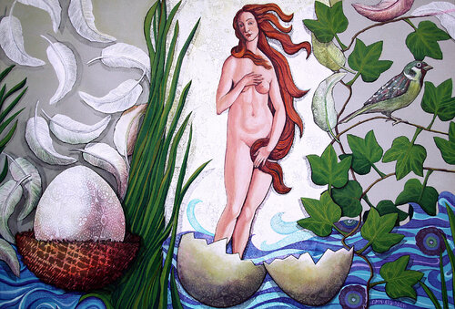 Unborn lady di Galia Chuntova, Opera su carta in vendita su Singulart