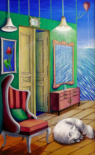 Dreams at noon by Galia Chuntova, Painting for Sale on Singulart