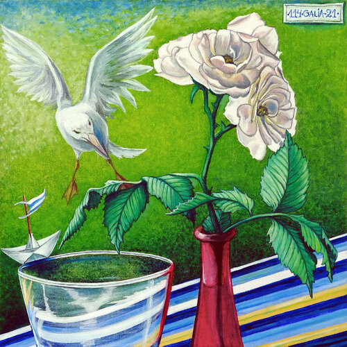 Two vases by Galia Chuntova, Painting for Sale on Singulart
