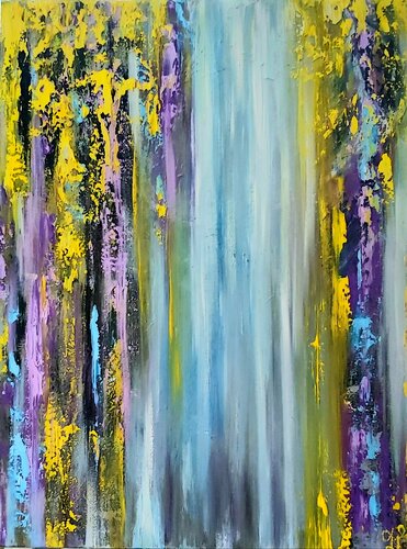 Waterfall von Julia (Iuliia) Tokar, Malerei kaufen auf Singulart