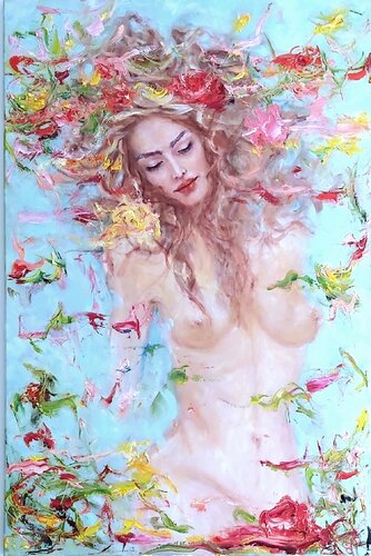 Venus di Julia (Iuliia) Tokar, Pittura in vendita su Singulart