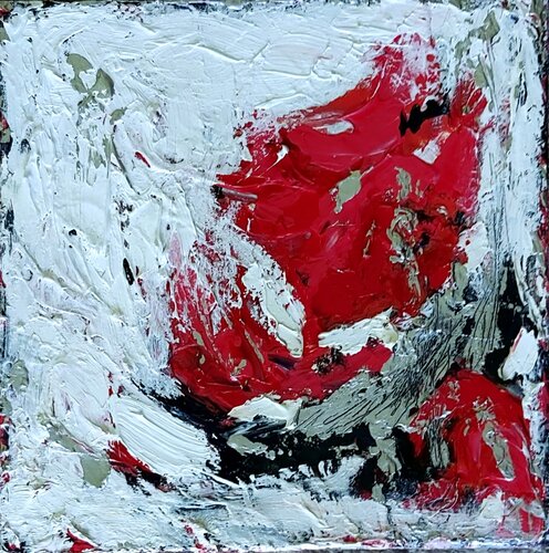 Roses in the snow von Julia (Iuliia) Tokar, Malerei kaufen auf Singulart
