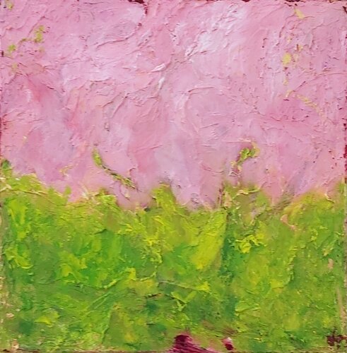 Pink sunset van Julia (Iuliia) Tokar, Schilderij te koop op Singulart