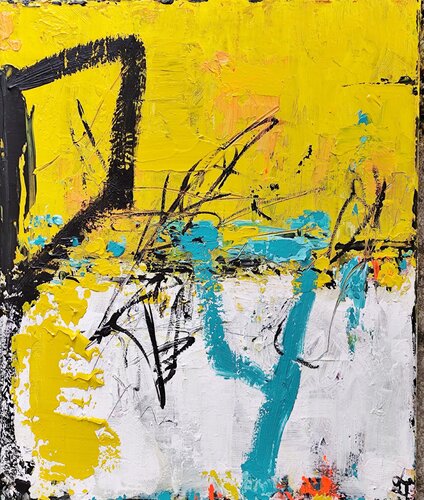 Sounds of silence par Julia (Iuliia) Tokar, Peinture en vente sur Singulart