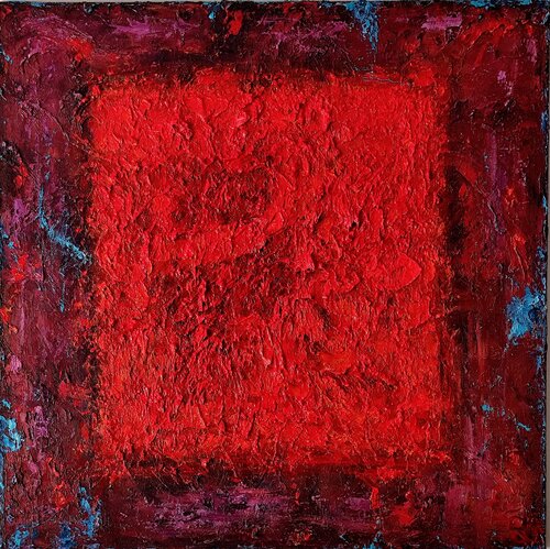 "Red Quadrat.Portal" by Julia (Iuliia) Tokar, Painting for Sale on Singulart