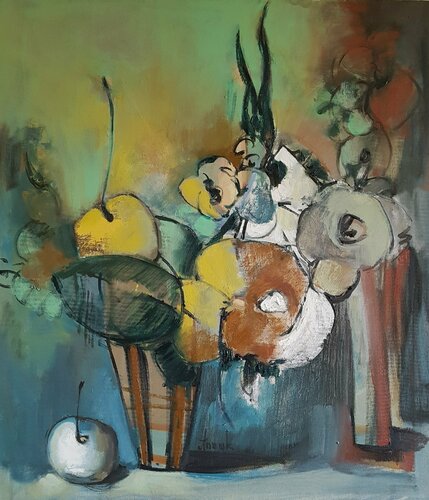 The mood: impressionism still life von Anna Soghomonyan, Malerei kaufen auf Singulart