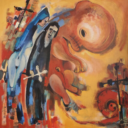 Taboo by Anna Soghomonyan, 회화 for Sale on Singulart