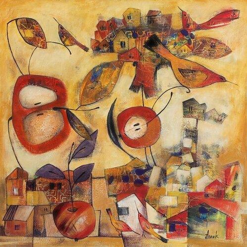 The World Around von Anna Soghomonyan, Malerei kaufen auf Singulart