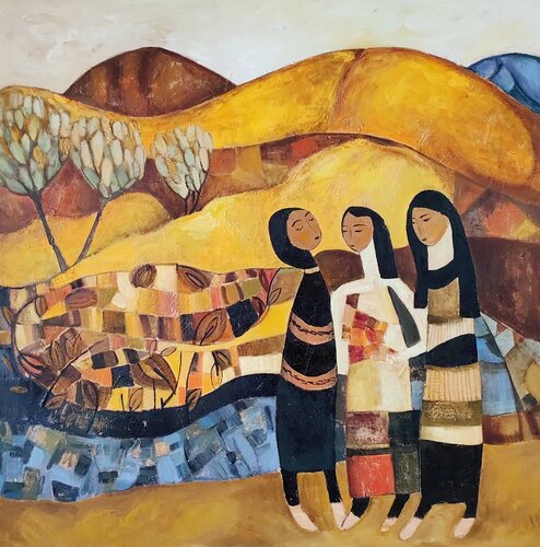 "The bride" van Anna Soghomonyan, Schilderij te koop op Singulart