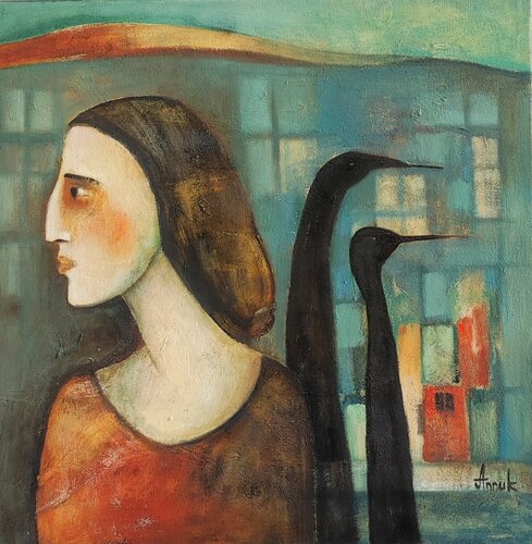 "Where are we, who are we?" by Anna Soghomonyan, 회화 for Sale on Singulart