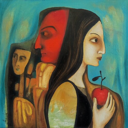 The red face by Anna Soghomonyan, 회화 for Sale on Singulart