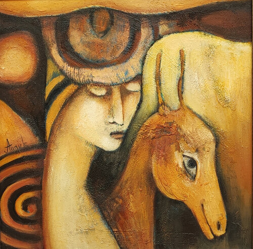 What are you dreaming about? by Anna Soghomonyan, 회화 for Sale on Singulart