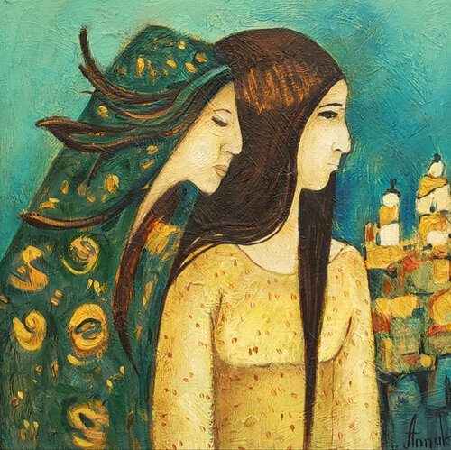 Together van Anna Soghomonyan, Schilderij te koop op Singulart