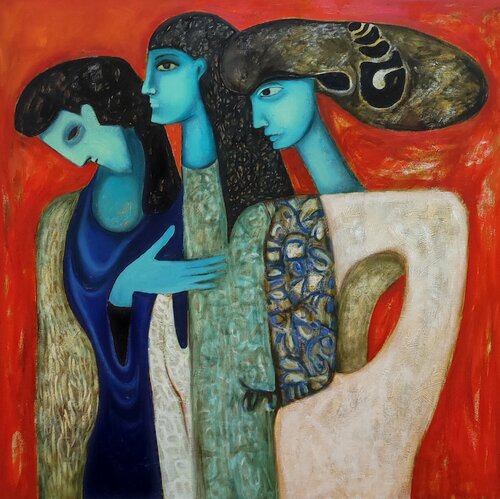 Grades of solitude von Anna Soghomonyan, Malerei kaufen auf Singulart